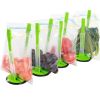 1pc Baggy Rack Holder For Food Prep Bag/Plastic Freezer Bag/Ziplock Bag Holder Stand, Meal Planning/prep Bag Holders