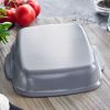 Premiere Ovenware Ceramic Nonstick Square Cake Pan 8"x8" Gray